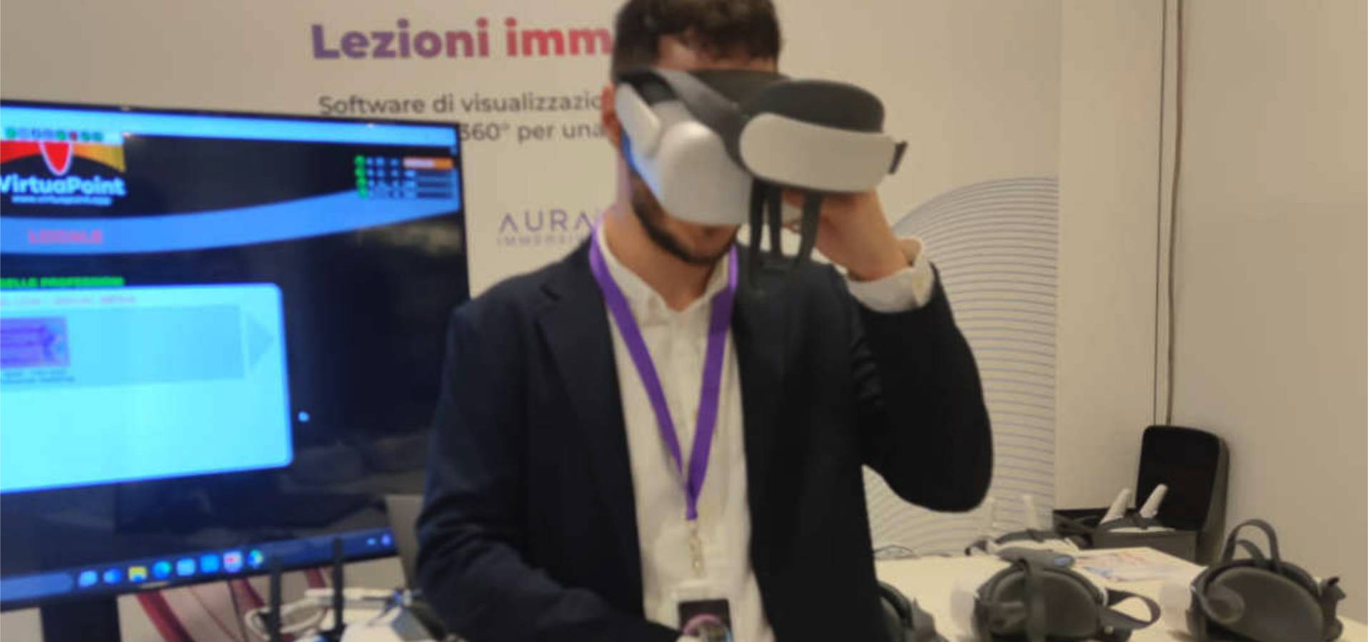 Gestione 4 lezioni vr immersive brunello web
