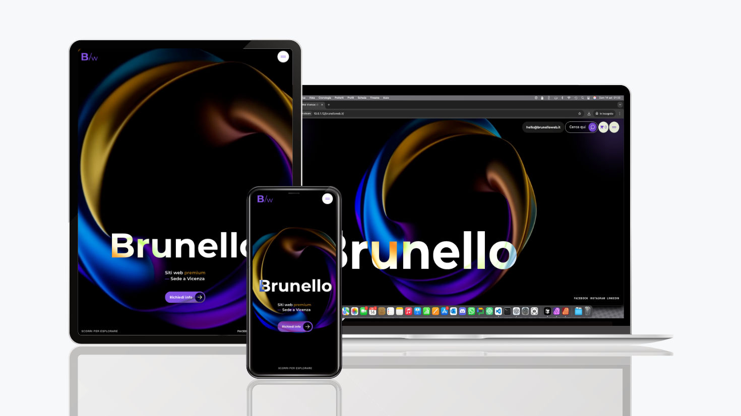 responsive layout bruello web