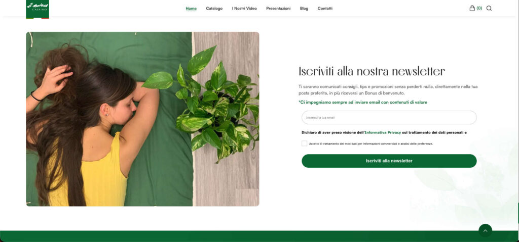 enatura newsletter portfolio brunello web